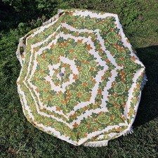 Vintage Retro Floral Fringed