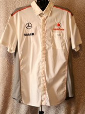 Vodafone McLaren Mercedes 2013 Hugo Boss Team Issue 50th Anniversary Shirt 2XL