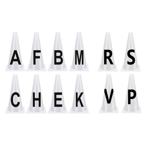 8pcs letters dressage cones - 4/8pcs,