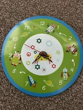 Mousehouse Gifts Kids working Children’s  wooden wall Robot clock, Robots