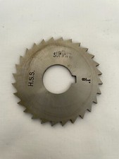 HSS Summit Sheffield 1/8" Horizontal Milling Machine Groove Cutter 1" bore