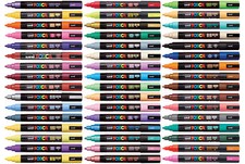 Uni Posca Paint Marker Pen Permanent Waterproof Fabric Glass Metal Multi-Surface