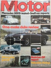 Motor Magazine - 18 August 1979 - Mercedes 300D, Golf LD, Austrian GP, Dinky Toy
