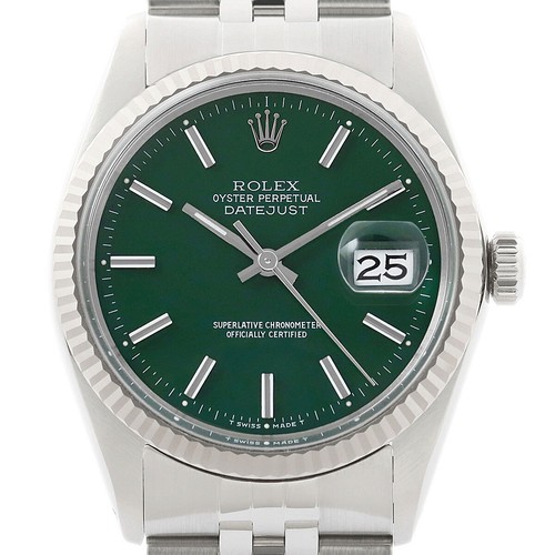 Rolex datejust green dial - datejust,