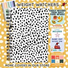 Food Diary WEIGHT WATCHERS Points Journal Planner Book 3mth Diet DALMATIAN 65
