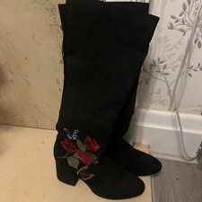 Women's Knee High Faux Suede
