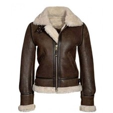 WOMEN'S BROWN B3 BOMBER PILOT