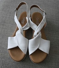 Gabor Rich White Leather