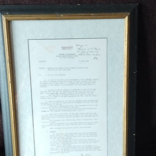 Framed secret typed - “secret”,