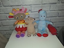 3 IN THE NIGHT GARDEN plush TALKING Toys 12" UPSY DAISY IGGLEPIGGLE  MAKKA PAKKA