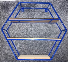 Next Blue Hexagon Wire Shelf.