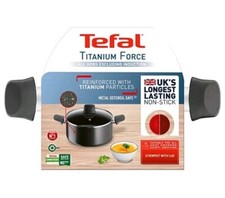 Tefal Titanium Force  Stewpot With Lid.4.7L.All Hops Excluding Induction.New