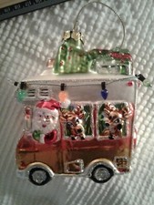 Santa Driving His VW Bus Gone