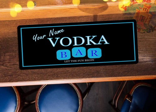 Personalised vodka bar themed - bar,
