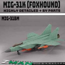 3D Printed 1/144 Russian MiG