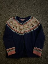 Mini Boden Girls Fair Isle Cardigan - Age 3-4