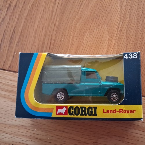 Corgi 438 land rover - 438, turquoise