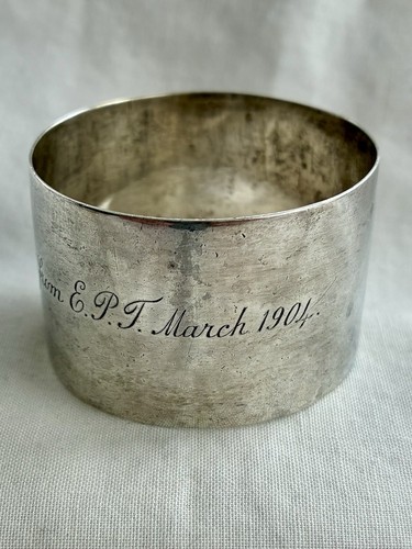 Solid silver antique napkin - solid,