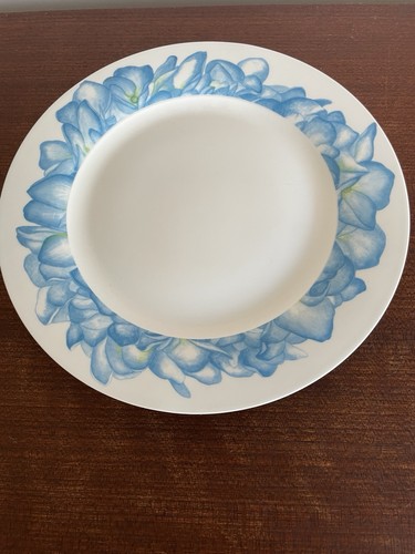 Blue petals jersey - jersey, pottery