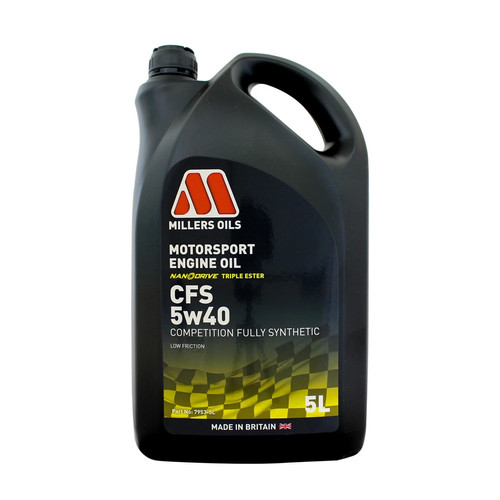 Millers oils motorsport cfs - motorsport,