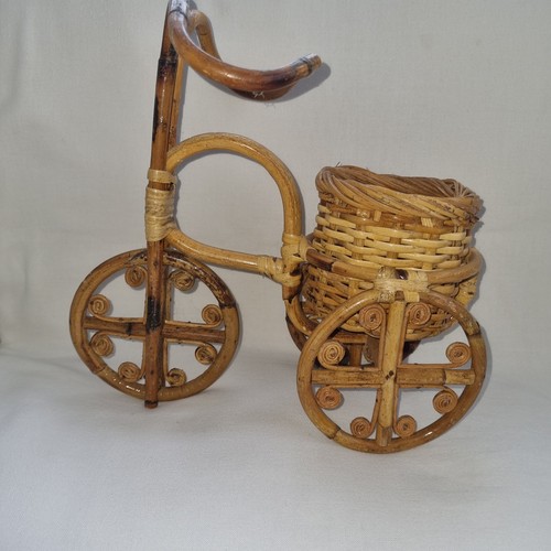 Vintage bamboo tricycle - vintage, bike