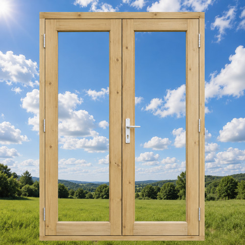Fully glazed wooden - glazed,