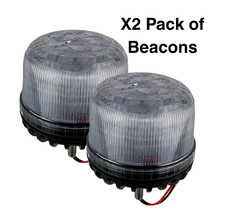 x2 Pack Pair LED Green Amber