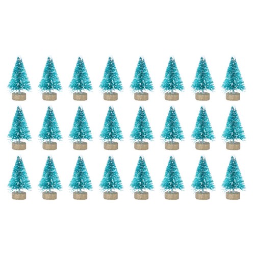 24pcs miniature christmas tree - 24pcs,