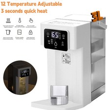 3L Instant Hot Water Dispenser Portable Water Tank w/ 12 Temperature Adjustable