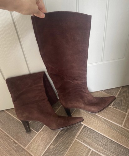Sergio rossi brown - sergio, suede