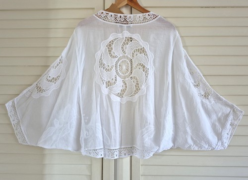 Next white crochet embroidered - next,