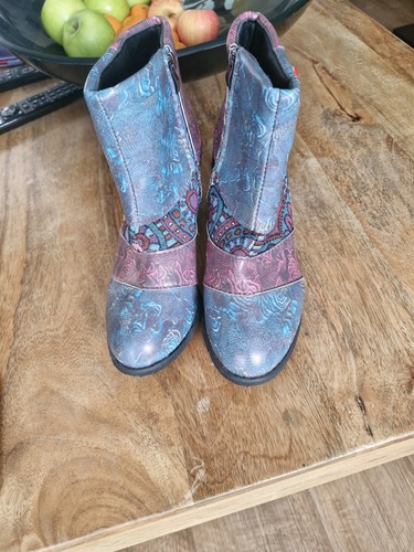 Ladies multicoloured boot with - ladies,