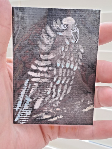 Aceo original not - a, print