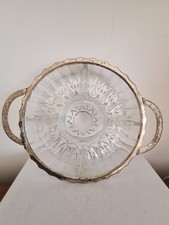 Glass & Silver Plate Serving