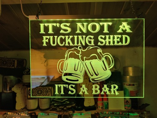 Bar open light - open,