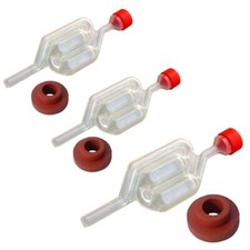 3x Bubbler Airlocks & Grommets