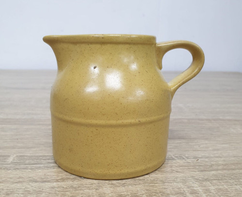 Vintage pottery stoneware jug - vintage,