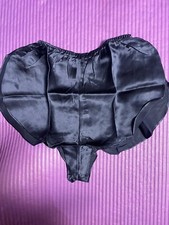 BRAND NEW, Rare Women's Pure Silk French Black Nightwear Bottoms