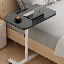 Over Bed Table Height Adjustable Mobile Hospital Overbed Aid Chair Laptop Tray