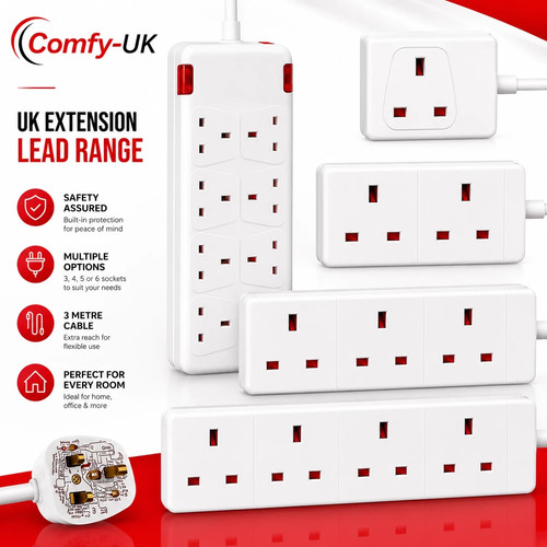 Extension lead 8 gang - 3,