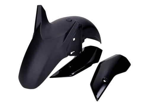 Front mudguard set glossy
