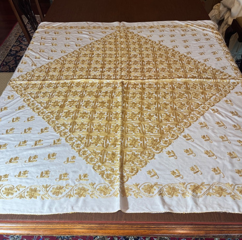 Vtg beige aghabani syrian - beige,
