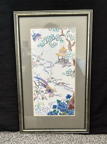 Chinese hand embroidered silk - chinese,
