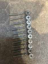 12.5mm Universal Cam Fixings and Dowels Flat Pack Furniture Assembly Pack Of 10