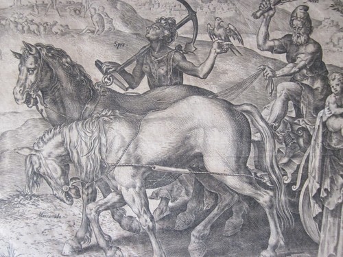 Antique old master engraving - antique,