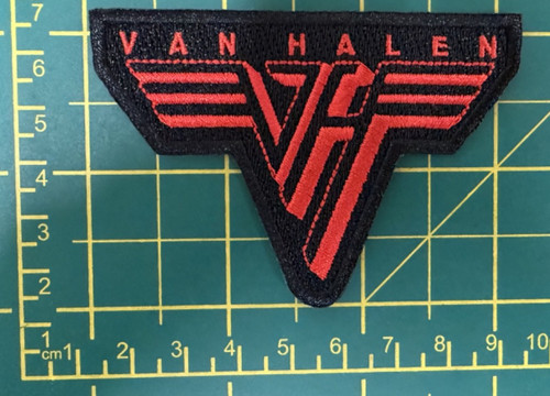 Van halen classic red - van, logo
