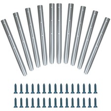 Lawn edging log roll stakes - stakes, 10