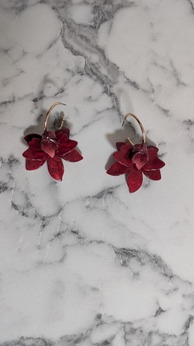 Large resin burgundy - resin, maroon