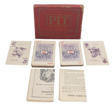 Vintage Pit Card Game By Parker Brothers Bull And Bear Edition 1919 Full Set
