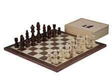 Walnut Chess Set With Chess